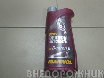 Масло трансмисионное Mannol ATF DEXRON II D минеральное 1 л.