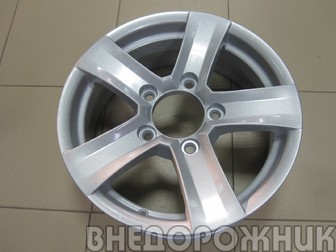 Диск колеса литой К&К Ниагара серебро R16