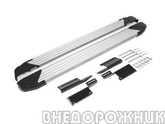 Пороги ВАЗ 21214 RIVAL (серебро) 