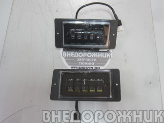 Фары противотуманные ВАЗ 2123 с.о. до 2009 светодиодные 50W (к-кт 2 шт)