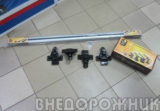 Багажник на крышу Нива-Шевроле "ЕВРОдеталь" 135 см. АЭРОДИНАМИКА (штатный)