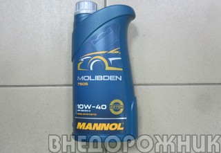 Масло моторное MANNOL  MOLIBDEN BENZIN 10W40 1л