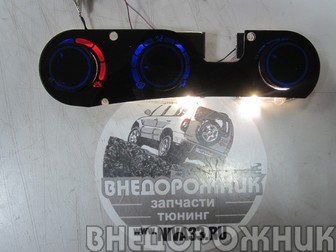 Блок управления отопителем ВАЗ 2123 Нива Шевроле с LED подсветкой