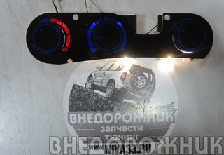 Блок управления отопителем ВАЗ 2123 Нива Шевроле с LED подсветкой