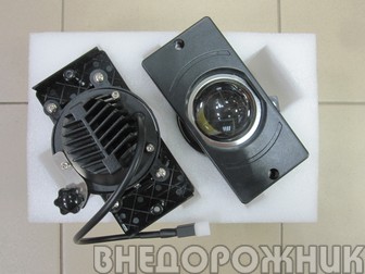 Фары противотуманные ВАЗ 2123 с.о. до 2009 на большой линзе лазерные (к-кт 2 шт)