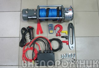 Лебёдка электрическая Electric Winch-12000 (5443 кг.) синтетика с моносоленоидом
