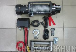 Лебёдка электрическая MaxPower 12000 (5443 кг.) металл на сальниках моносоленоид