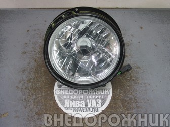 Фара ВАЗ 21213 (под гидрокорректор) с плоским стеклом