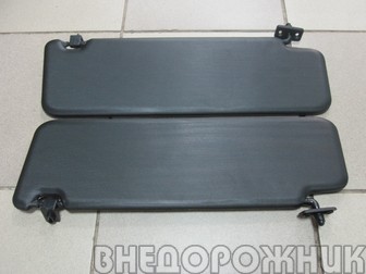 Козырьки солнцезащитные к-кт ВАЗ 21214,Легенд с 2020 чёрные с зеркалом