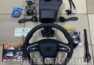 Комплект регулируемой рулевой колонки ВАЗ 21214 Legend, Нива Урбан с мультирулём