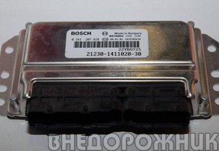 Блок управления двигателем ВАЗ 2123 Нива Шевроле Евро 3 Bosch
