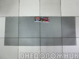 Сетка защитная универсальная 1000х400 (соты аллюминий черная)