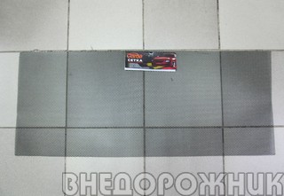 Сетка защитная универсальная 1000х400 (соты аллюминий черная)