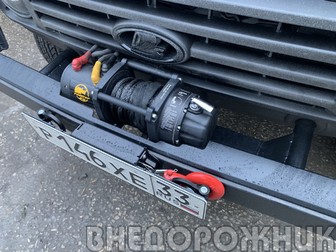 Кронштейн лебёдки в штатный бампер Нива 2121,21214