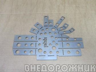 Комплект для усиления места крепления рулевого редуктора ВАЗ 2121,21214