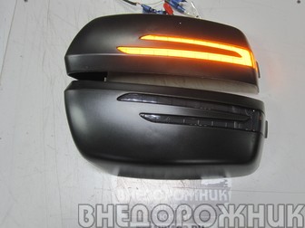 Накладка на боковые зеркала ВАЗ 21214 с 2017 с повторителями (к-кт 2 шт)