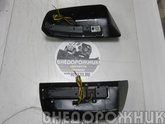 Накладка на боковые зеркала ВАЗ 21214 с 2017 с повторителями (к-кт 2 шт)