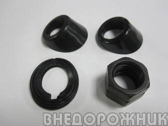 Втулка рычага стеклоочистителя с резинкой ВАЗ 2101,2121 (к-кт 4 шт.)