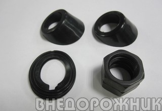 Втулка рычага стеклоочистителя с резинкой ВАЗ 2101,2121 (к-кт 4 шт.)