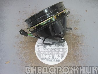 Фара ВАЗ 21213,21214 (в сборе с плостким стеклом и лампой-минилинзой)