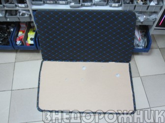 Обивка двери  ВАЗ 2121,21213 универсальная (к-кт.2шт.) кожзам РОМБ