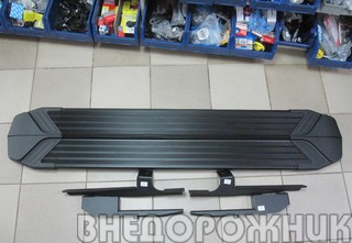 Пороги Lada NivaTravel RIVAL (чёрные) "Премиум" к-к 2 шт