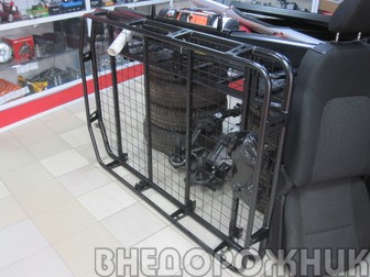 Багажник экспедиционный ВАЗ 2123 Нива Шевроле в штатные места (корзина) борта по кругу