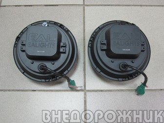 Фары головного света светодиодные ВАЗ 21214 модульная BI-Led линза 68/72W 5500K с дхо