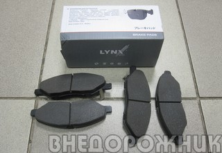 Колодка тормозная Lada Niva Travel 1,8 передняя (к-кт.4шт.) LYNX
