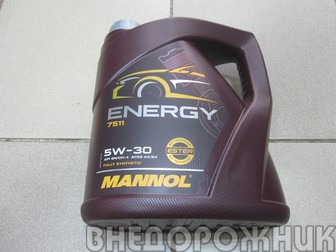 Масло моторное MANNOL Energy 5W30 4л