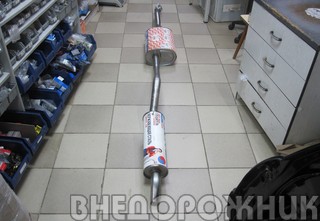 Глушитель УАЗ Патриот дв.409051.10 Евро 5 2017г. 1 бак (с резонатором) нерж