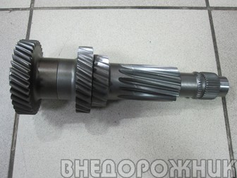 Вал промежуточный КПП в сборе 5-ти ступ УАЗ Хантер,2206