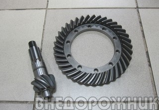 Главная пара УАЗ 37зуб. MetalPart (мост колхозный,гибридный)
