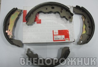 Колодки тормозные задние Renault Duster 4х2 ASAM (203х39)