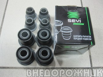 Сайлентблоки ВАЗ 21214,2123 с 2009 г.в. (к-кт .) СЭВИ ЭКСТРИМ 8 шт.