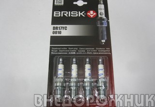 Свечи BRISK Super  DR17YC двиг.405,406,409 Евро 3 (к-кт.4шт)